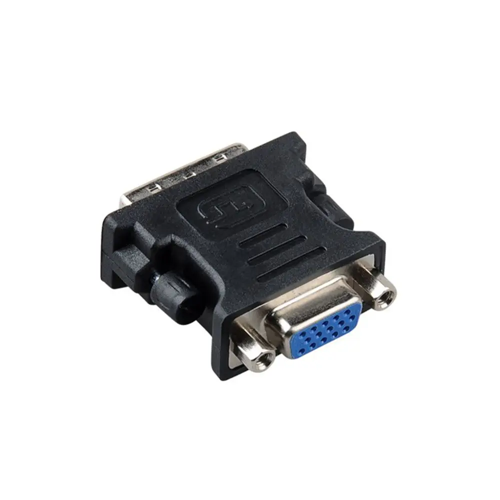 100 шт./лот DVI 24 + 5 мужчин и женщин VGA видео мониторы проектор адаптер конвертер dvi vga