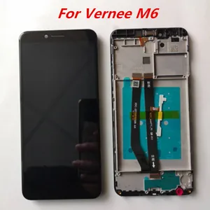 original 5 7‘’ for vernee m6 lcd displaytouch screen digitizer assembly repair parts for vernee m 6 phone accessorytools free global