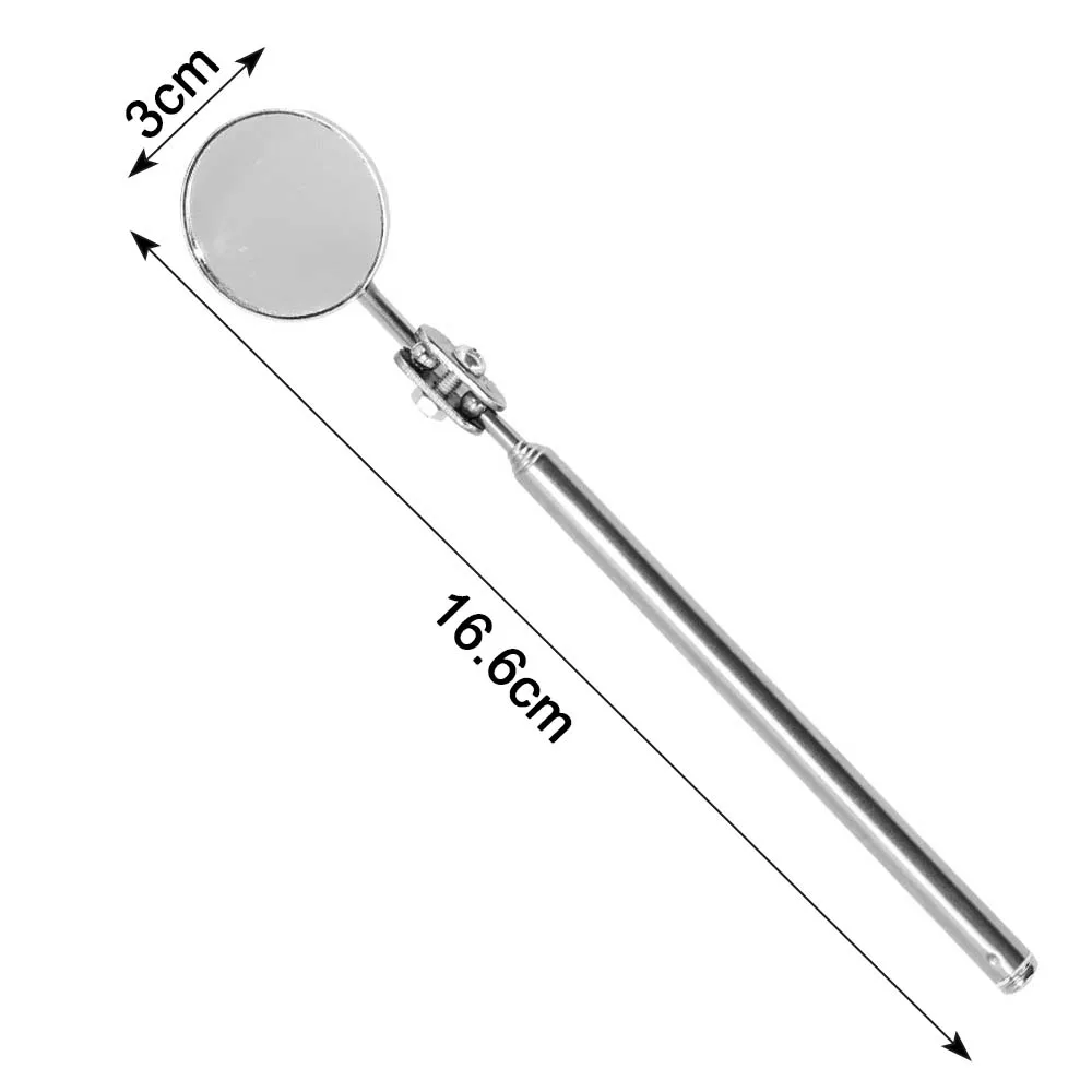 16 6x3 см Портативный круглое зеркало расширения автомобильный угол обзора ручка