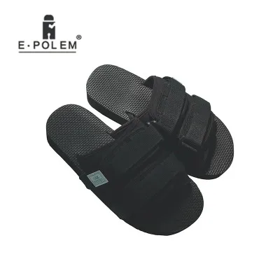 

Casual Autumn Slippers Men Summer Breathable Rubber Slides Slippers Outdoor Man Army Green Light Black Flip Flops