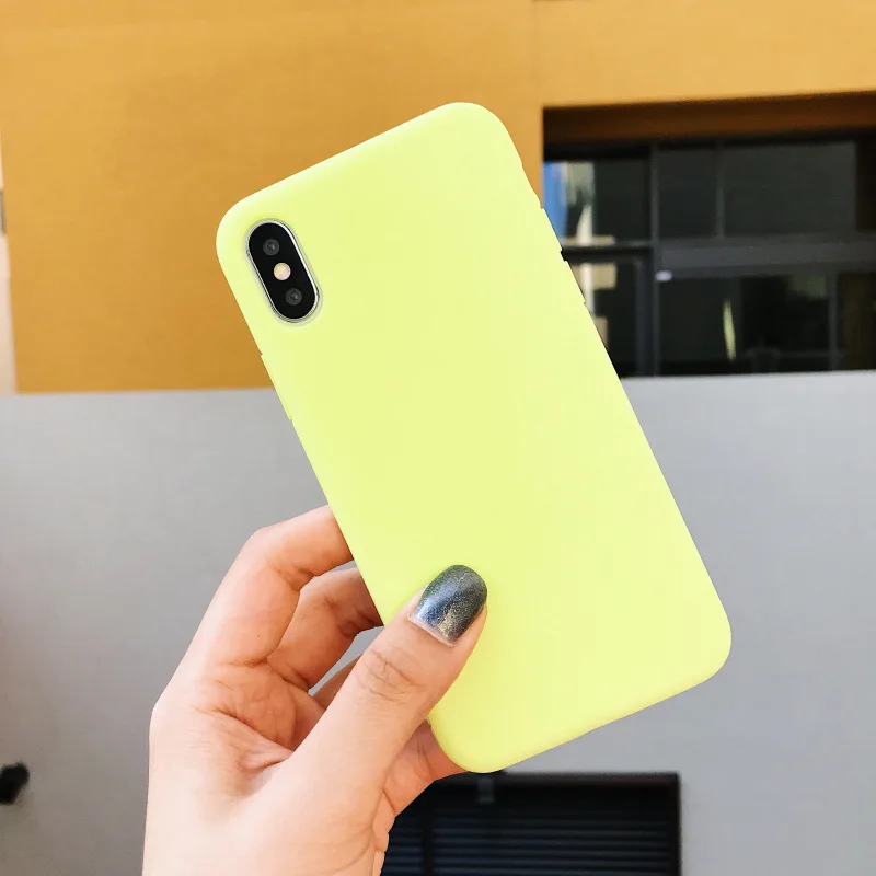 Мягкий чехол из ТПУ для iPhone 7 6X5 s SE Ультратонкий силиконовый защитный