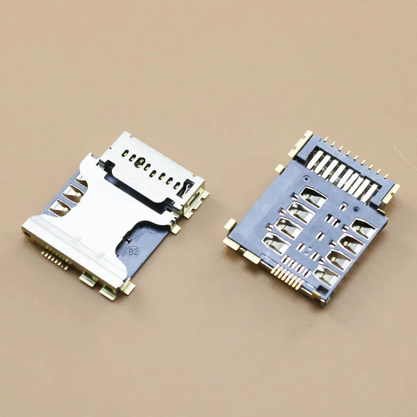 YuXi best price sim card holder tray slot connector replacement for Samsung I9128 I9128V I879 i8552 i8262 | Мобильные телефоны и