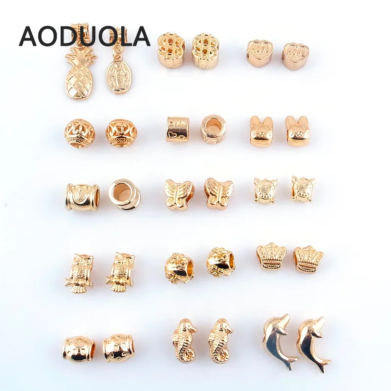 30 шт. бусины для браслета Pandora|beads gold|czech beadmixed beads |