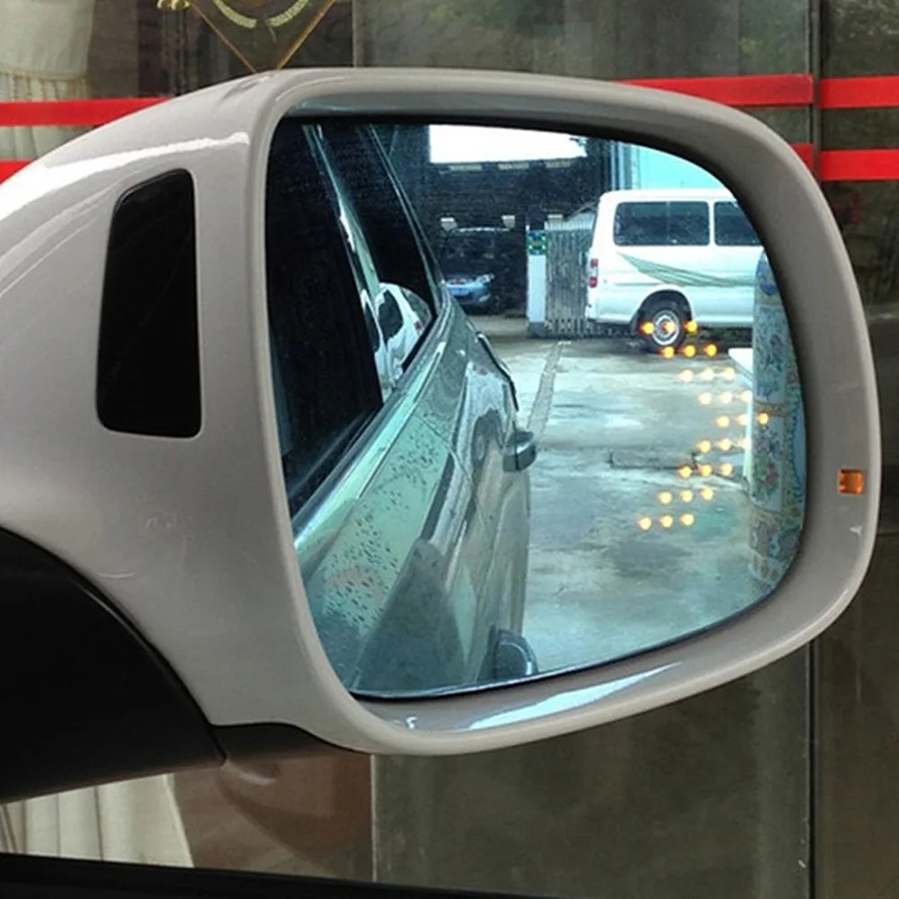 Совершенно новые синие зеркальные очки заднего вида с мощным подогревом и