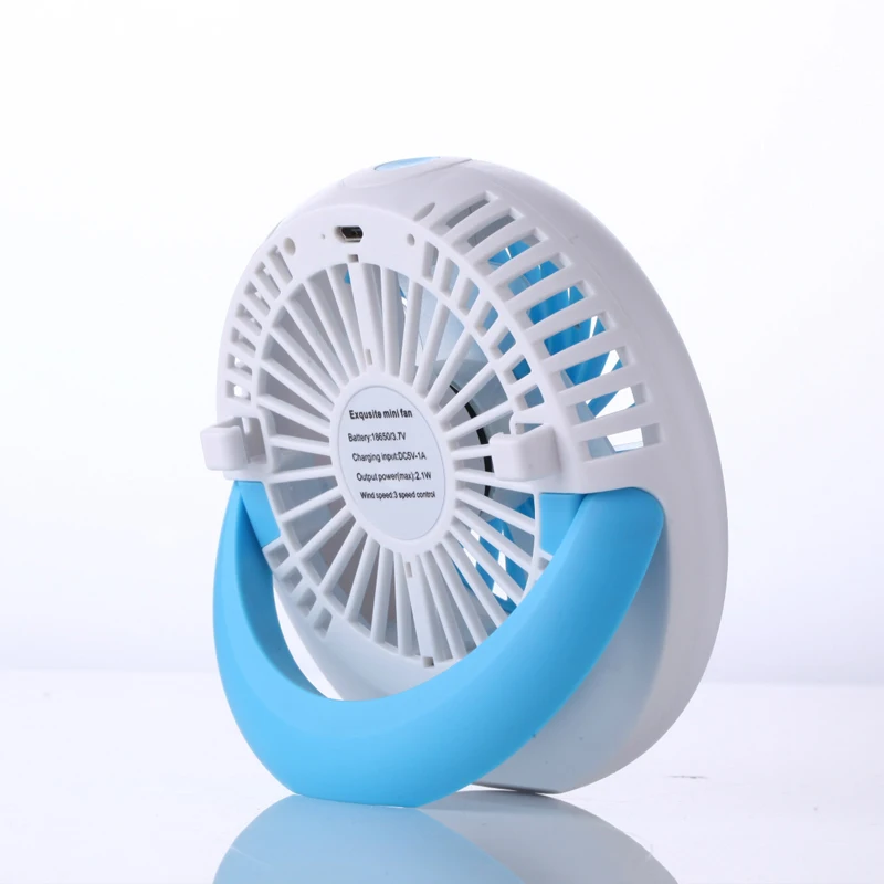 2019 Rechargeable Fan USB Portable Desk Mini for Office electric air conditioner small fan Adjustable | Бытовая техника