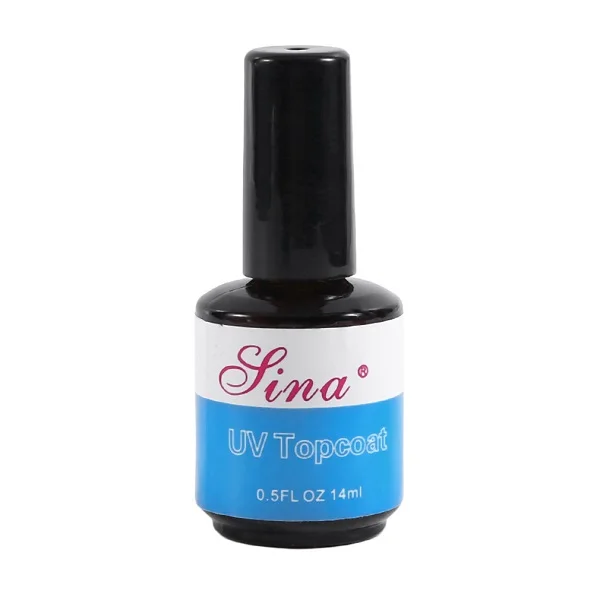 UV Topcoat Фантастический 14 мл УФ не липкий верхний слой базовый гель не протирать верхний слой недорогой Гелевый лак суперпрочный финиш более быстрая сушка более высокий блеск - Цвет: UV Topcoat