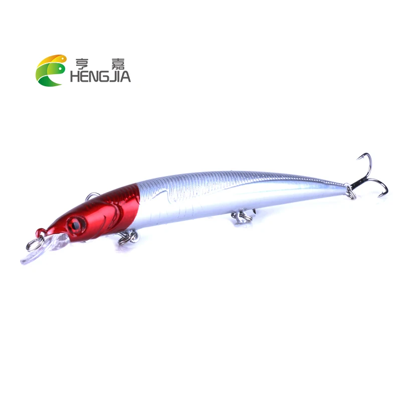 

HENGJIA 1PC minnow fishing lures hard baits artificial wobblers crankbaits swimbaits pesca fishing tackles