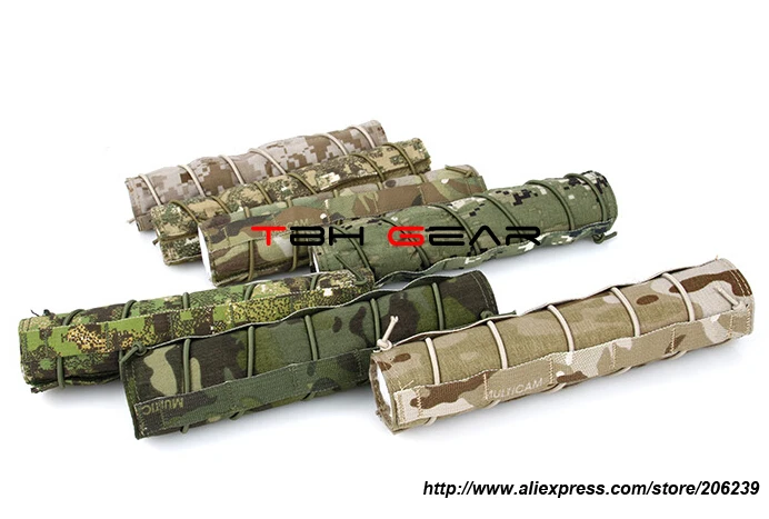 TMC 22 см страйкбольный супрессор покрытие PenCott Badlands GreenZone Multicam черный тропический