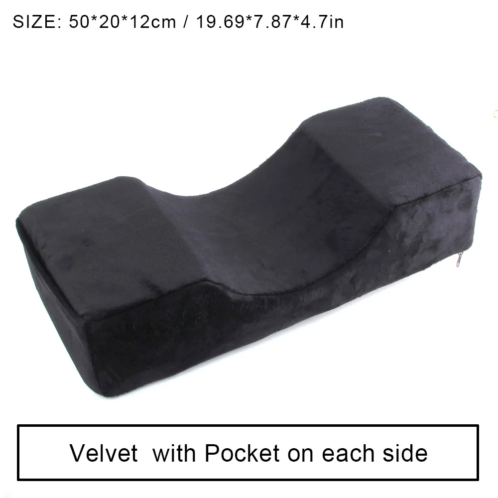 Black Flannel Pillow Профессиональная подушка для наращивания ресниц, мягкие привитые ресницы, специальные фланелевые подушки для салонов красоты, подголовник, поддержка шеи - Цвет: Black Flannel Pillow