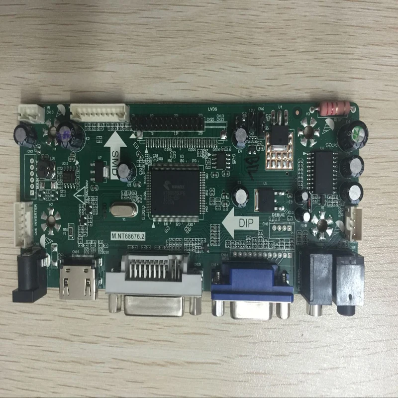 Latumab LCD LED LVDS Controller Board Driver kit for LM101NWT2 R0 HDMI + DVI VGA Free shipping | Компьютеры и офис