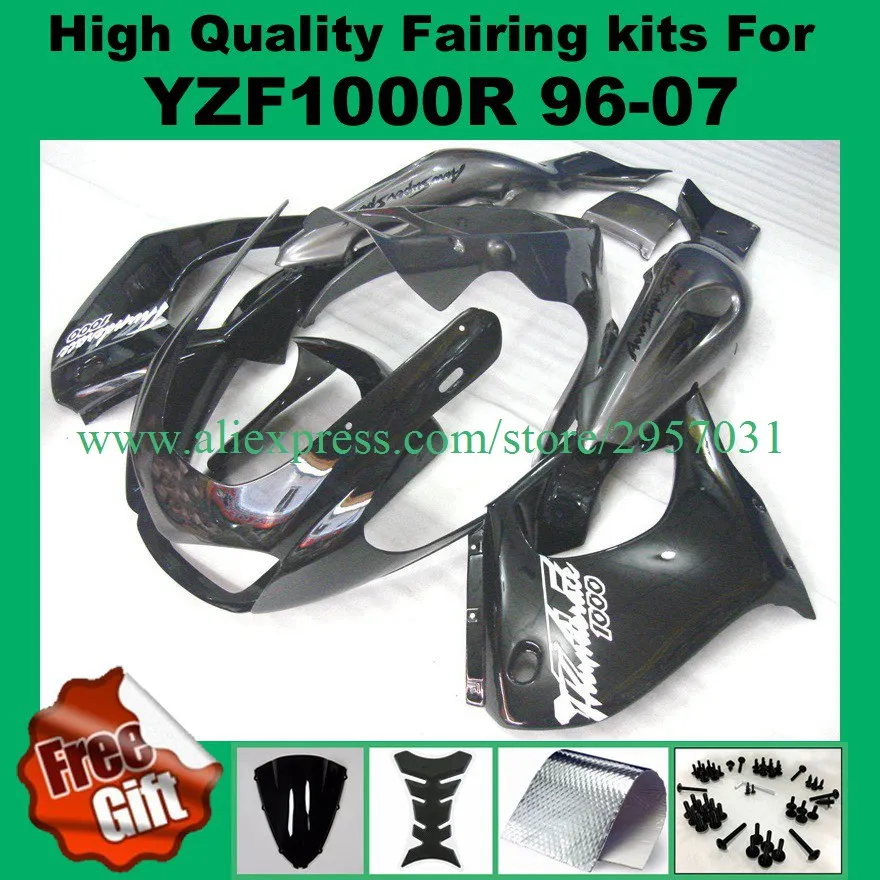 

Free screws+gifts For YAMAHA Black YZF 1000R 96 97 98 99 YZF-1000R 00 01 02 03 A34234 YZF1000 R 04 05 06 07