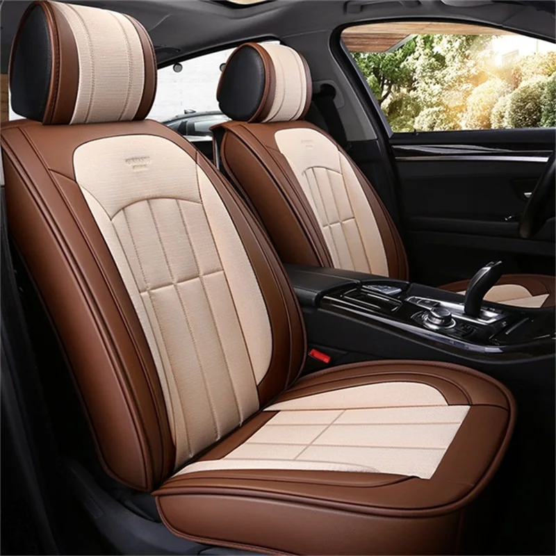 Кожаный льняной автомобильный чехол для Chevrolet spark a aveo b chevrolet cruze cobalt camaro epica malibu