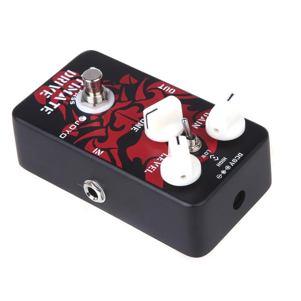 Гитарные эффекты JOYO JF 02 Ultimate Overdrive Pedal с настоящим байпасным проводным