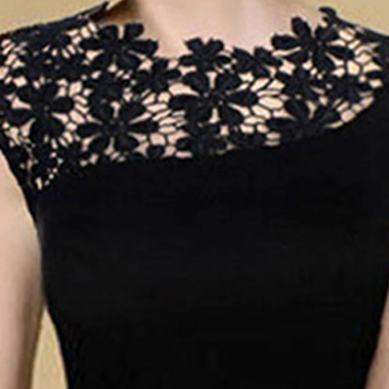 2019 новое платье Сексуальная кружевная черная юбка элегантное и красивое|Женские
