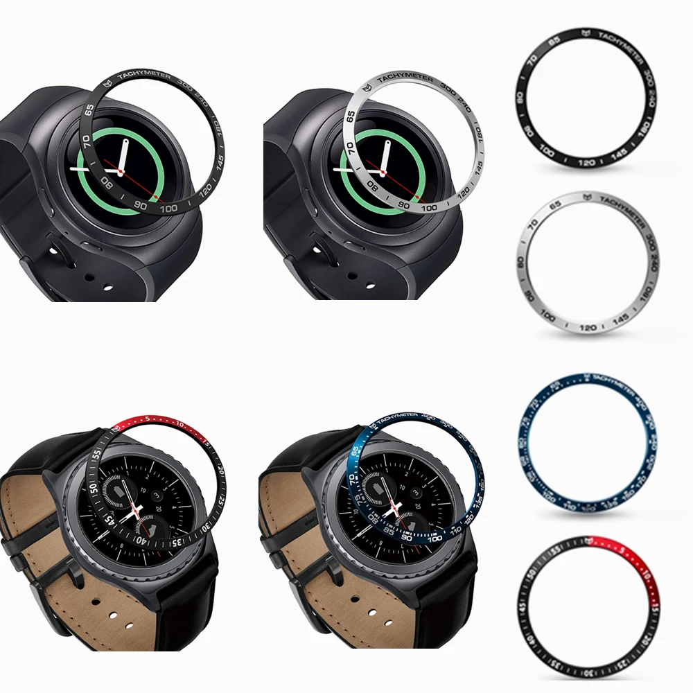 Для samsung gear S2 Classic/Sport ободок кольцо из нержавеющей стали металлический корпус крышка смарт часы замена аксессуары ремешок Ремешок