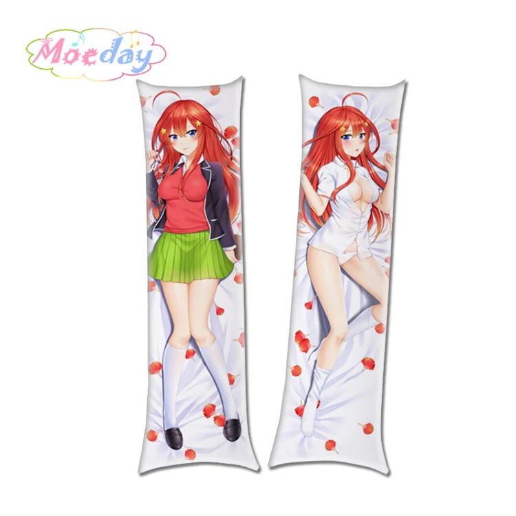 Многоцветный The Quintessential Quintuplets Anime Characters Nakano Miku Nino Itsuki Sister Dakimakura Pillow Covers - Цвет: Многоцветный