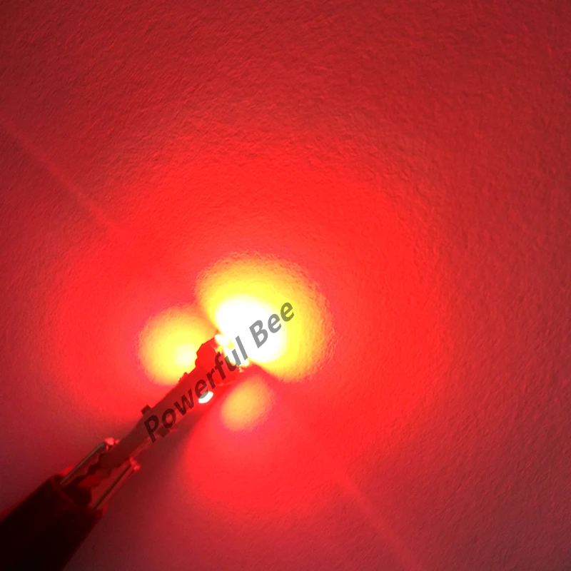 50 x T5 5SMD 1 Вт Светодиодная автомобильная лампа для приборной панели чтения