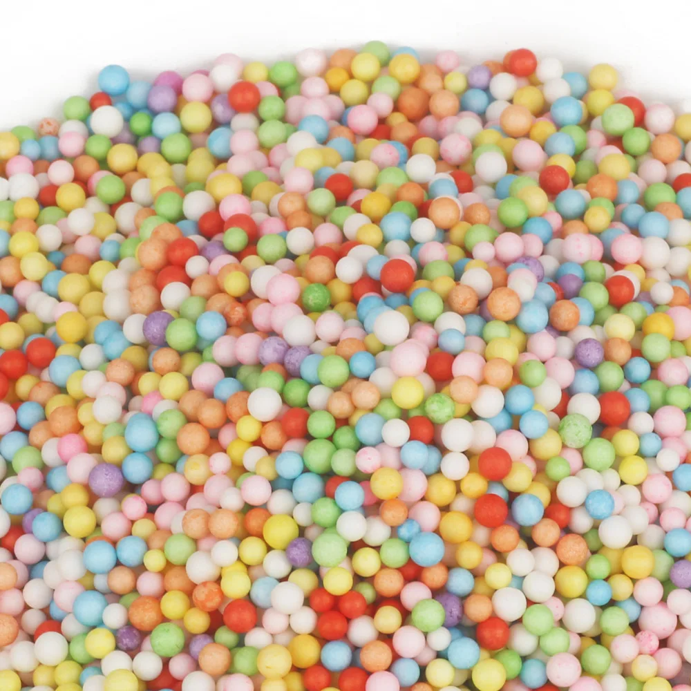 900 шт./упак. пенопластовый наполнитель разноцветные пенопластовые шарики 5-10 мм