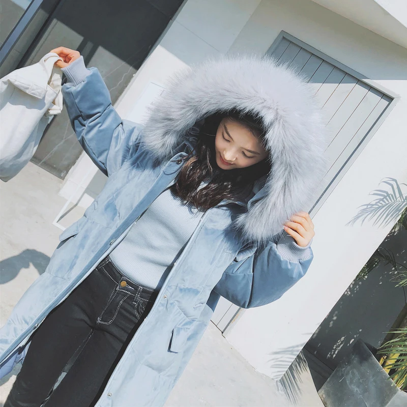 2018 золотые бархатные зимние пальто женская куртка для отдыха с капюшоном и