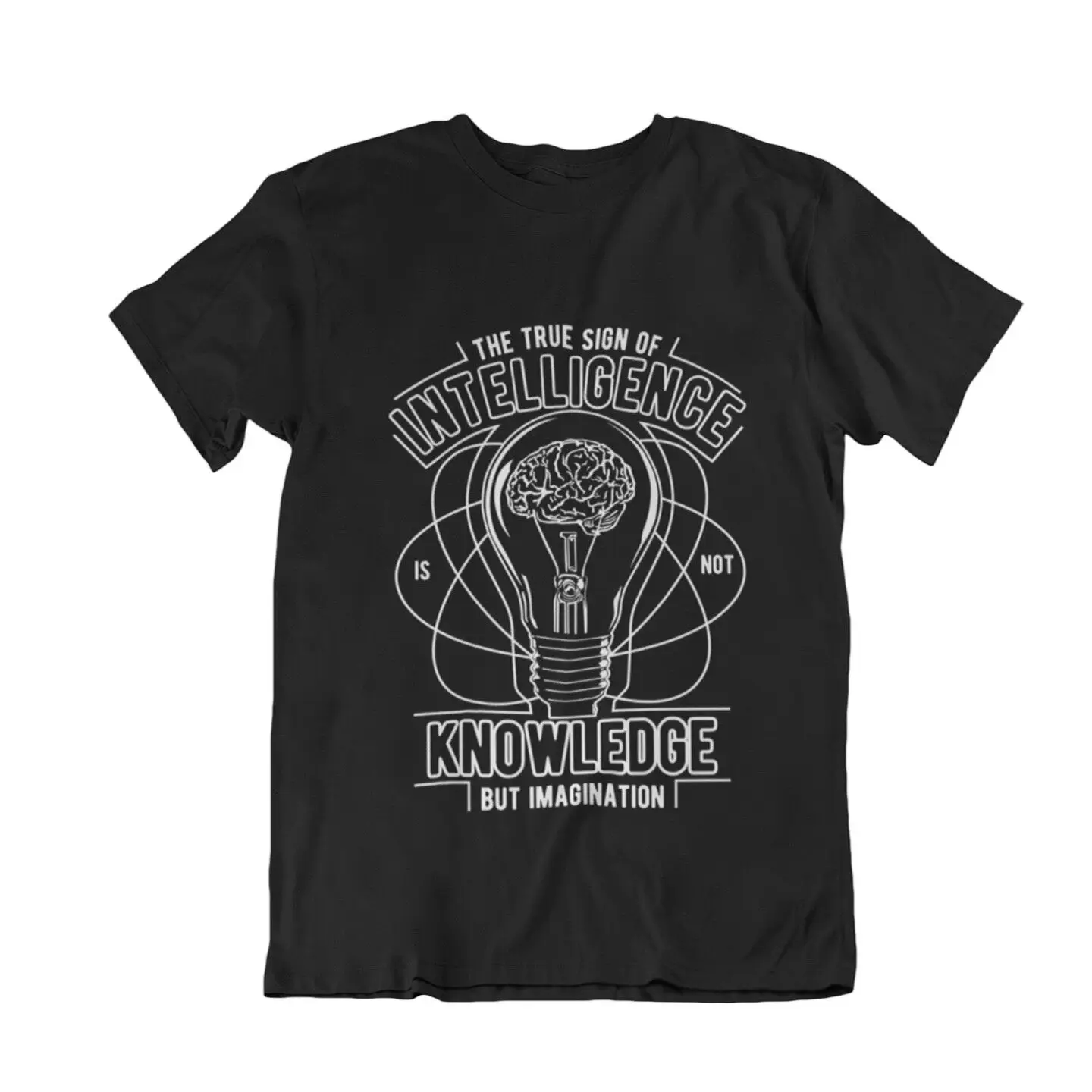 

The True Sign Of Intelligence Black Men's T-Shirt Size S-3XL