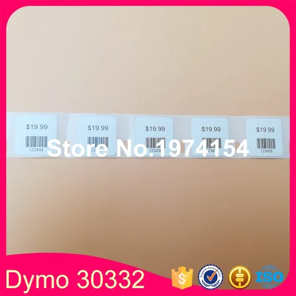 100 рулонов Dymo 30332 совместимый квадратный термальный лейбл|Ленты для принтеров| |