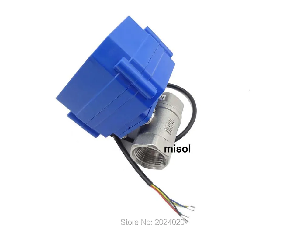 110 V DN20(NPT)(уменьшить порт) моторизованный шаровой клапан, нержавеющая сталь, 2 варианта, электрический клапан