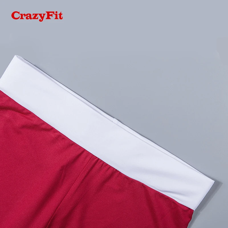 CrazyFit спортивная одежда Топ и леггинсы женский 2018 фитнес спортивный костюм для