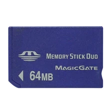 Горячая оптом 64 Мб MS карта памяти Pro Duo карты памяти 64 Мб с адаптером Memory Stick Pro Duo