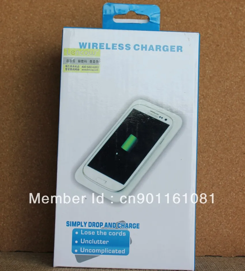 

Qi Wireless Charger Pad & Receiver Wireless Charger Kit Receiver Coil Pad for SAMSUNG Galaxy S4