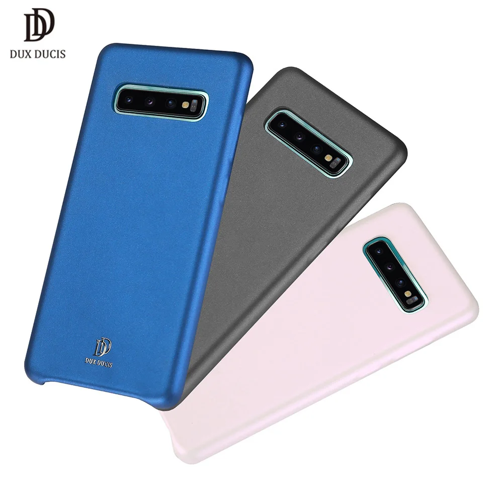 DUX DUCIS Ультратонкий чехол из искусственной кожи для Samsung Galaxy S10 Мягкий защитный Plus