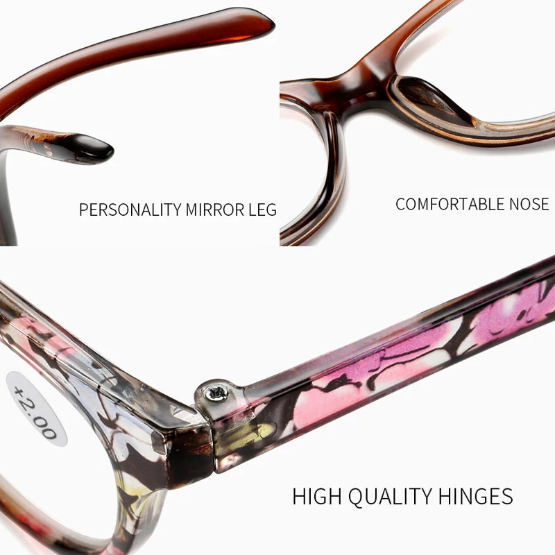 Модные цветочные оправы для очков женщин и мужчин очки чтения женские