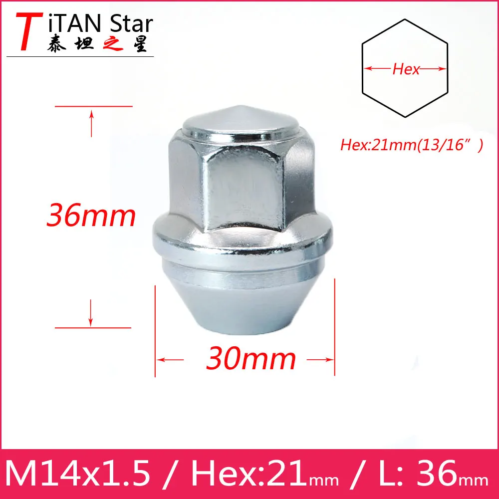 5 шт. M14 x 1 OEM OE FACTORY STORE колесные диски желудь проушины гайки для Ford Mustang edge LINCOLN MKX Titan