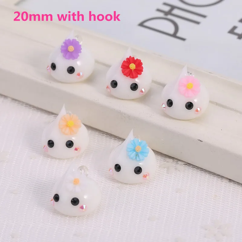 10 шт. силиконовые подвески в форме капли 18 мм|flower charms pendant|charm pendant diynecklace charm pendants |