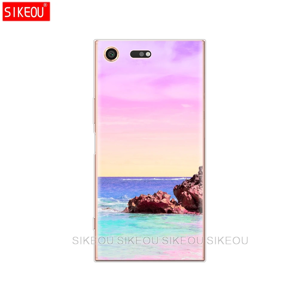 Силиконовый мягкий прозрачный ТПУ чехол для Sony Xperia XZ2 Compact XZ1 /XZ1 Compact/XZ Premium чехлы |