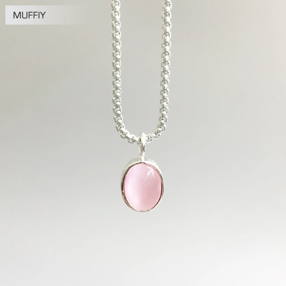 Розовый овальный каменный орнамент подвесной Европа Стиль Glam Модные