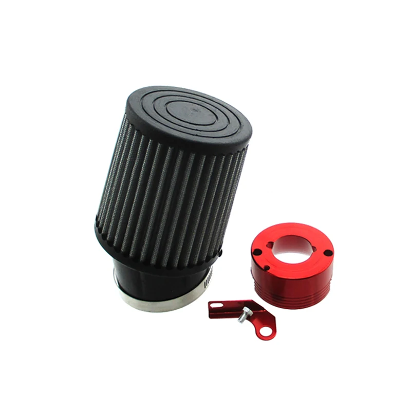 XLSION Aftermarket 62 мм воздушный фильтр + красный адаптер Комплект для Predator 301cc 420cc Honda GX340