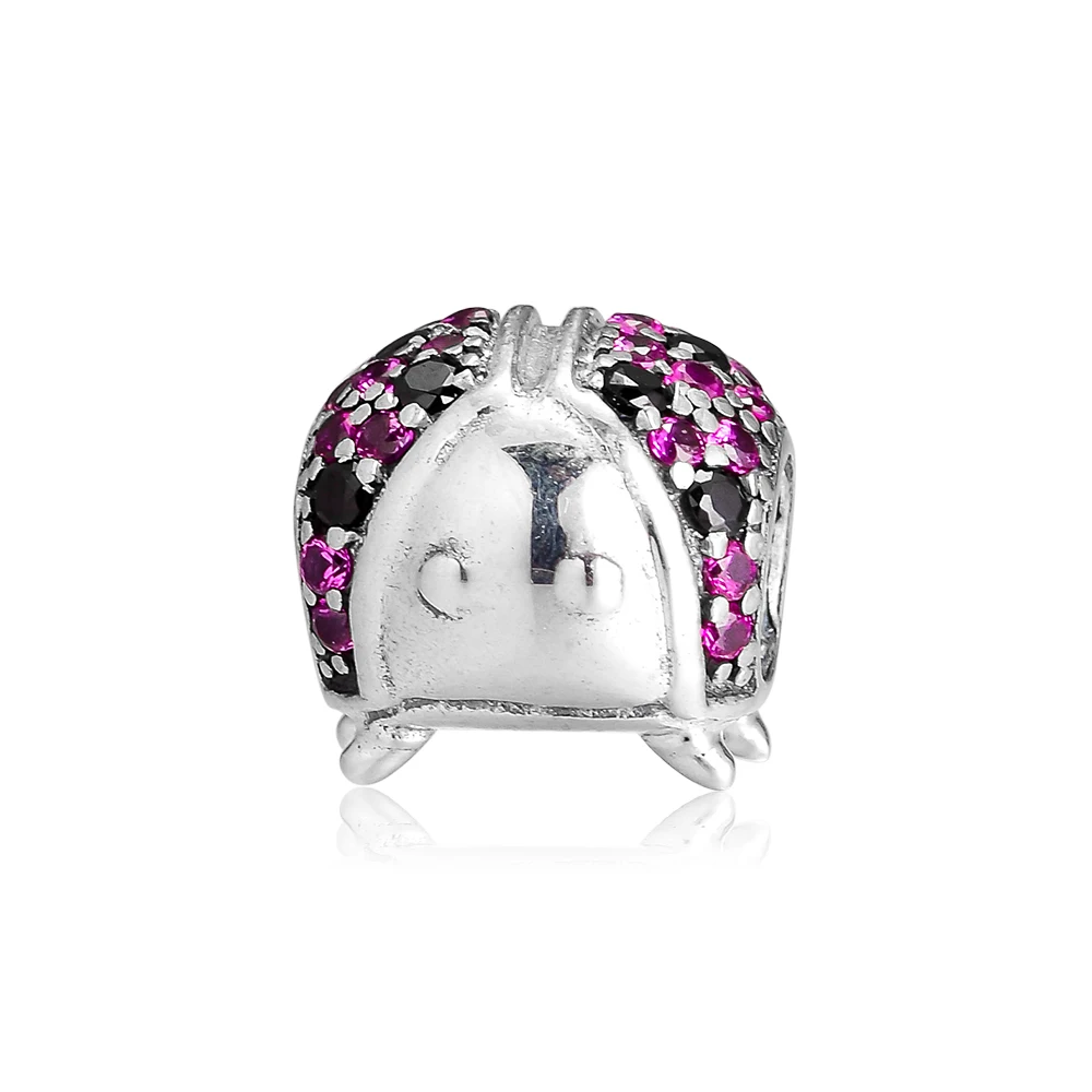 Fits for Pandora Beads Bracelets Ladybird Charms 100% 925 Sterling Silver Jewelry Free Shipping | Украшения и аксессуары