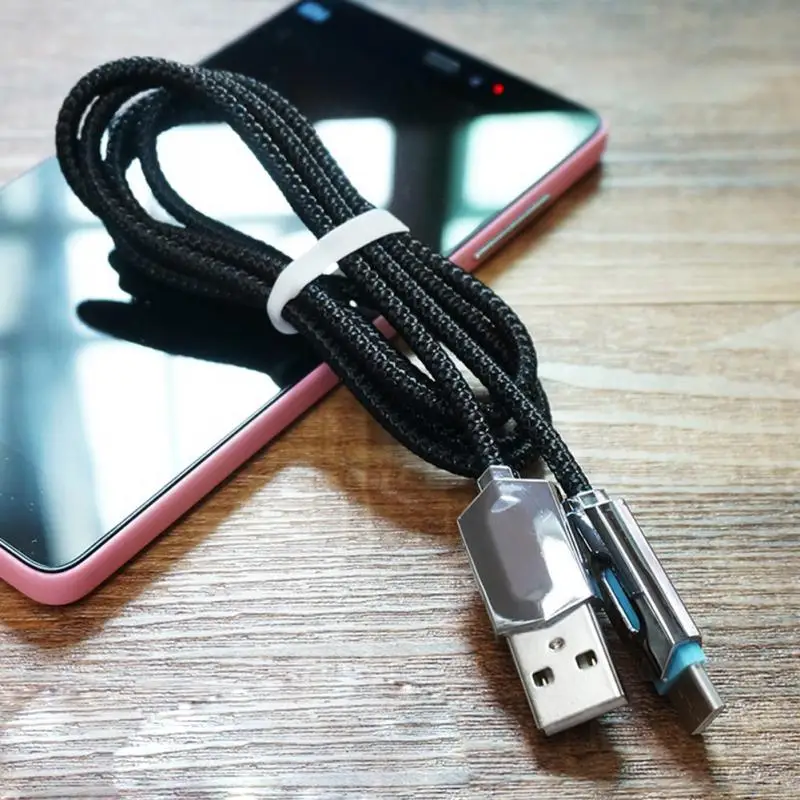 2 1 A кабели для передачи данных USB кабель Micro 95 см нейлоновый плетеный шнур Быстрая