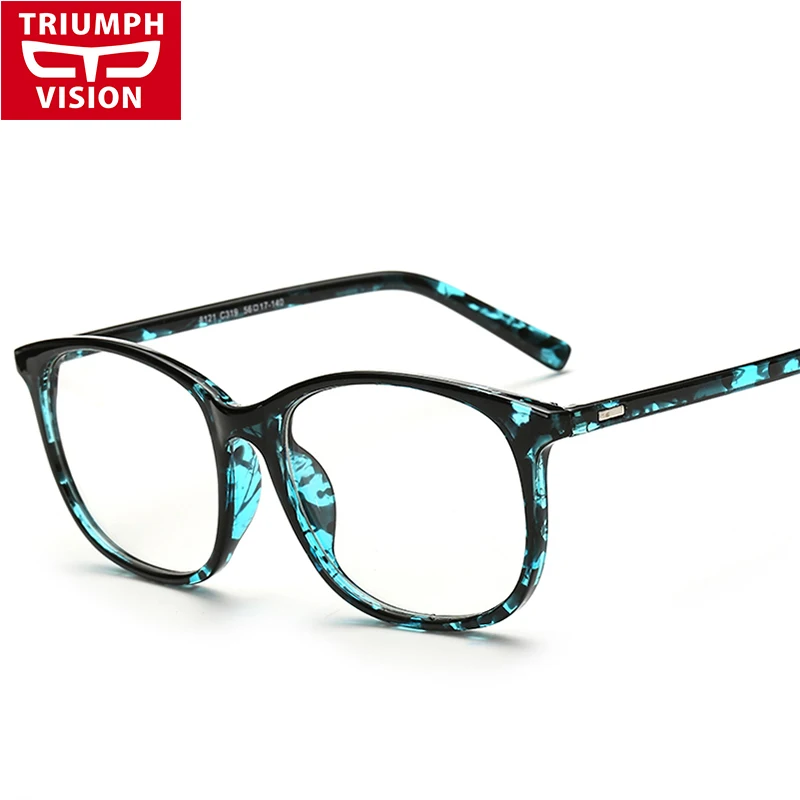 TRIUMPH VISION ацетат черная оправа очки Женские квадратные дизайнерские очки с оправой брендовые модные очки мужские новые - Цвет оправы: 003