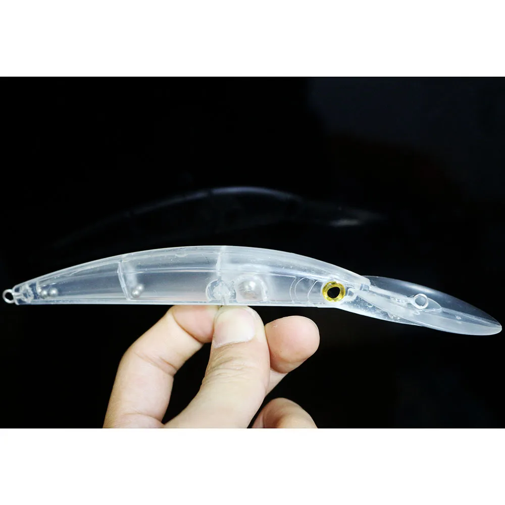 GYFISHING 15 шт. неокрашенные рыболовные гольяны джеркбейты приманки жесткие тело 175