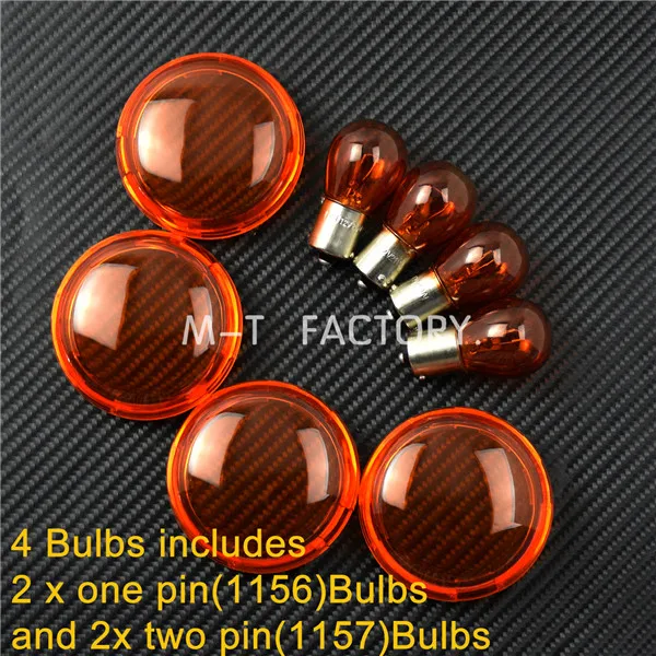 Set three Крышка объектива сигнала поворота мотоцикла лампа для Harley Sportster 883 1200 XL Touring Road Glide Dyna Softail 1986 - Цвет: Set three