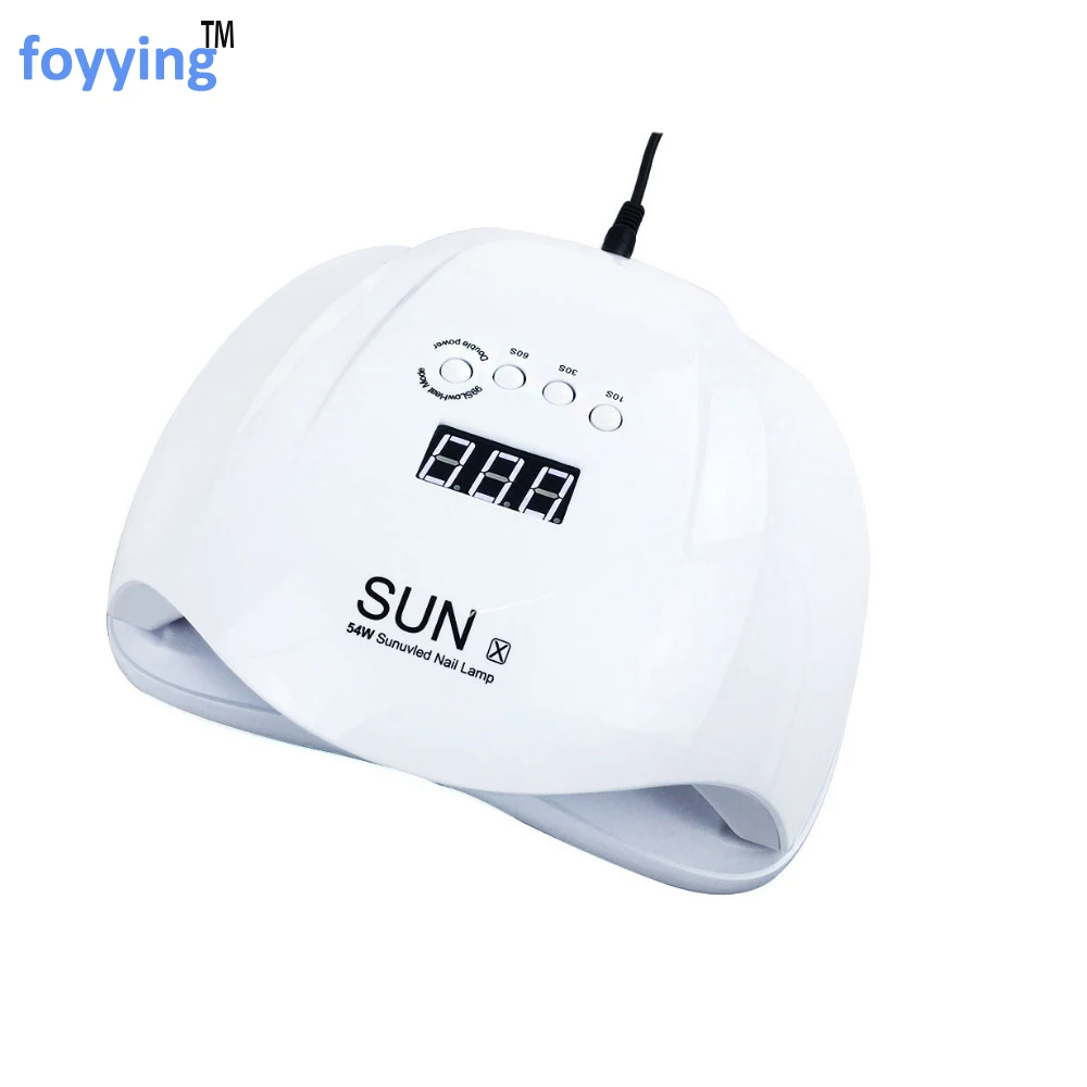 Лампа для ногтей SUN X 54 Вт Сушилка Светодиодная УФ лампа Гель лак отверждающая с