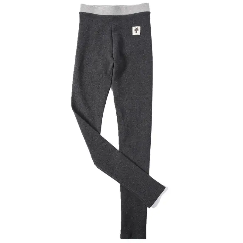 Ryanguage Women Cotton Legging Cat Casual Spring Kitten Patchwork High Waist Thick Large Size Solid Pants Calzas Soft Leggins