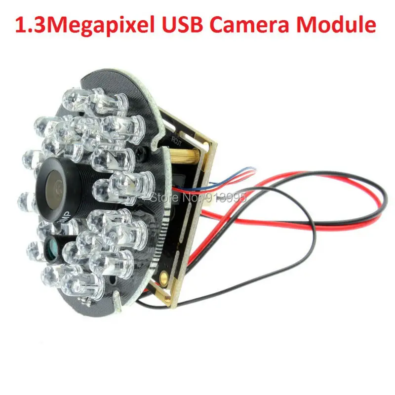 

1.3 megapixel 960P HD AR01301/3 CMOS Mini Cmos Low Light Webcam Board Usb Infrared Camera Module android with IR illuminators