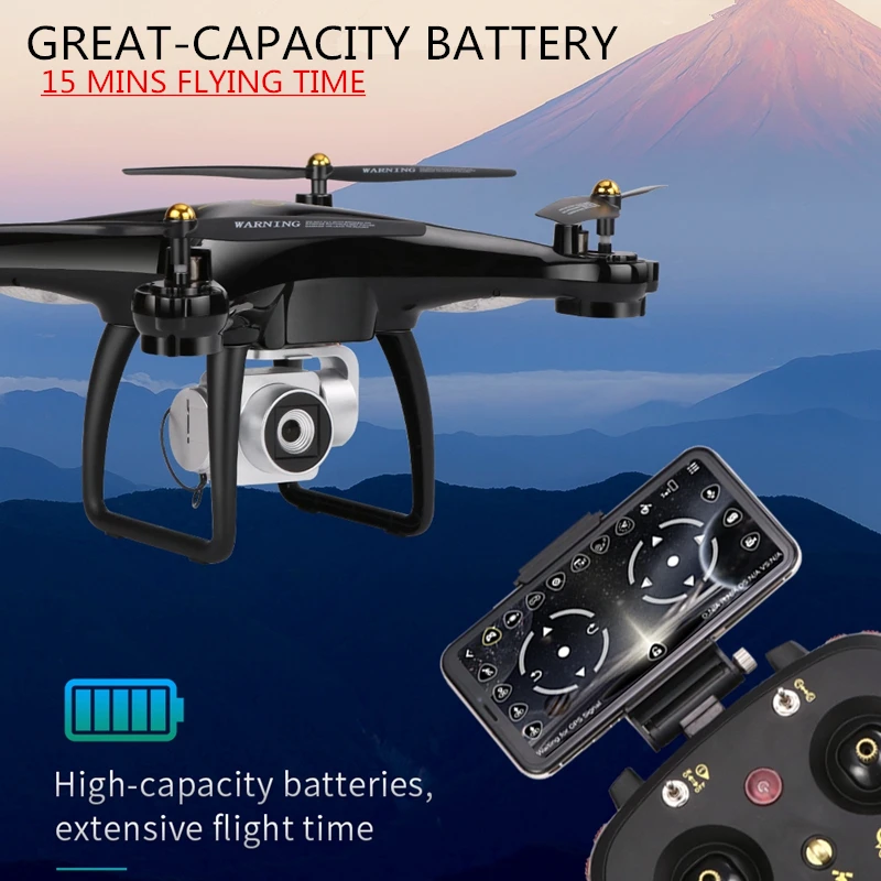 Новейшее обновление JJRC H68G Rc Дрон с широкоугольной камерой 1080P WiFi FPV