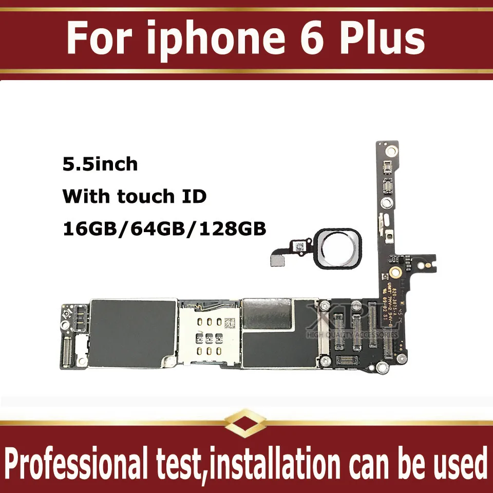 16 Гб 64 128 ГБ оригинальная разблокированная материнская плата для iphone 6plus с