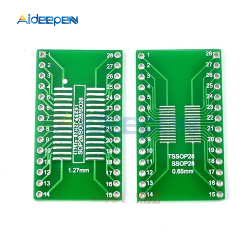 10 шт. SSOP28 SOP28 TSSOP28 к DIP28 адаптер конвертер PCB плата 0 65/1 27 мм | Инструменты