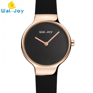 Wal-Joy брендовые маленькие ультратонкие дамские часы с циферблатом, съемный силиконовый ремешок, женские водонепроницаемые кварцевые часы в подарок для женщин (WJ9009)