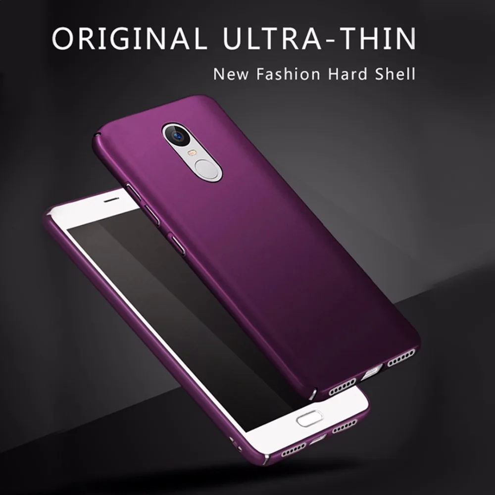 Luxury Frosted Hard Case For Xiaomi Redmi Note 3 4 4X 5A Pro Prime Cover Global Phone Bag Cases | Мобильные телефоны и
