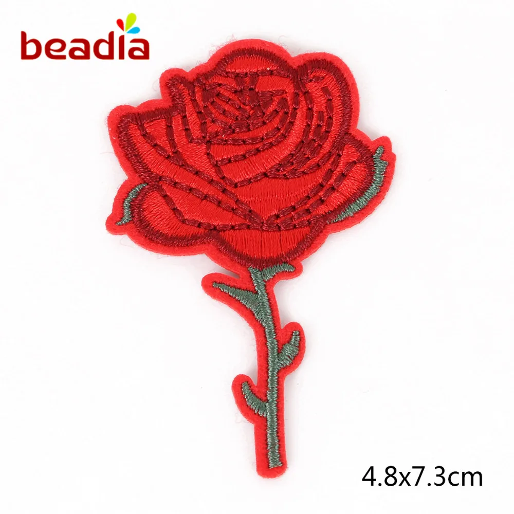 11 шт./компл. разноцветные нашивки с цветами железная текстура Пришивные наклейки